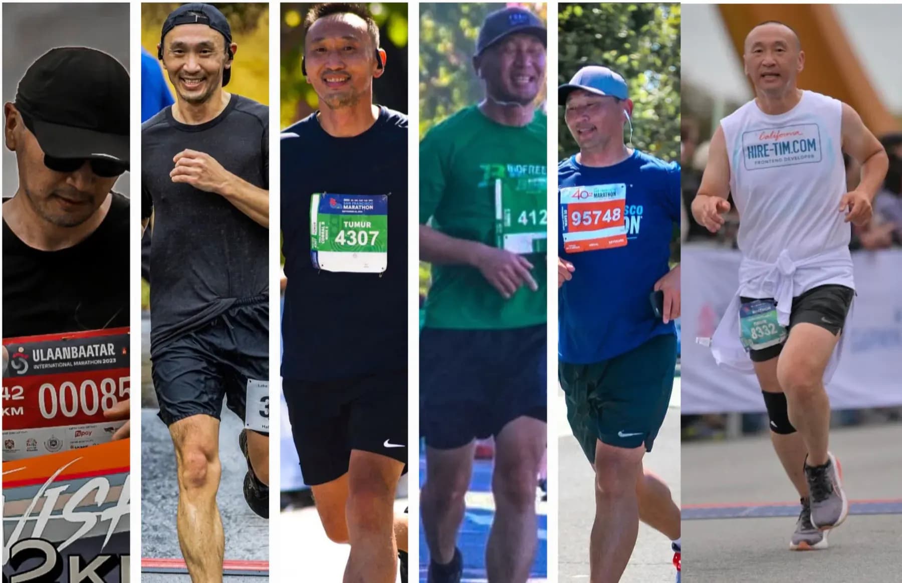 Running race photo
collage
