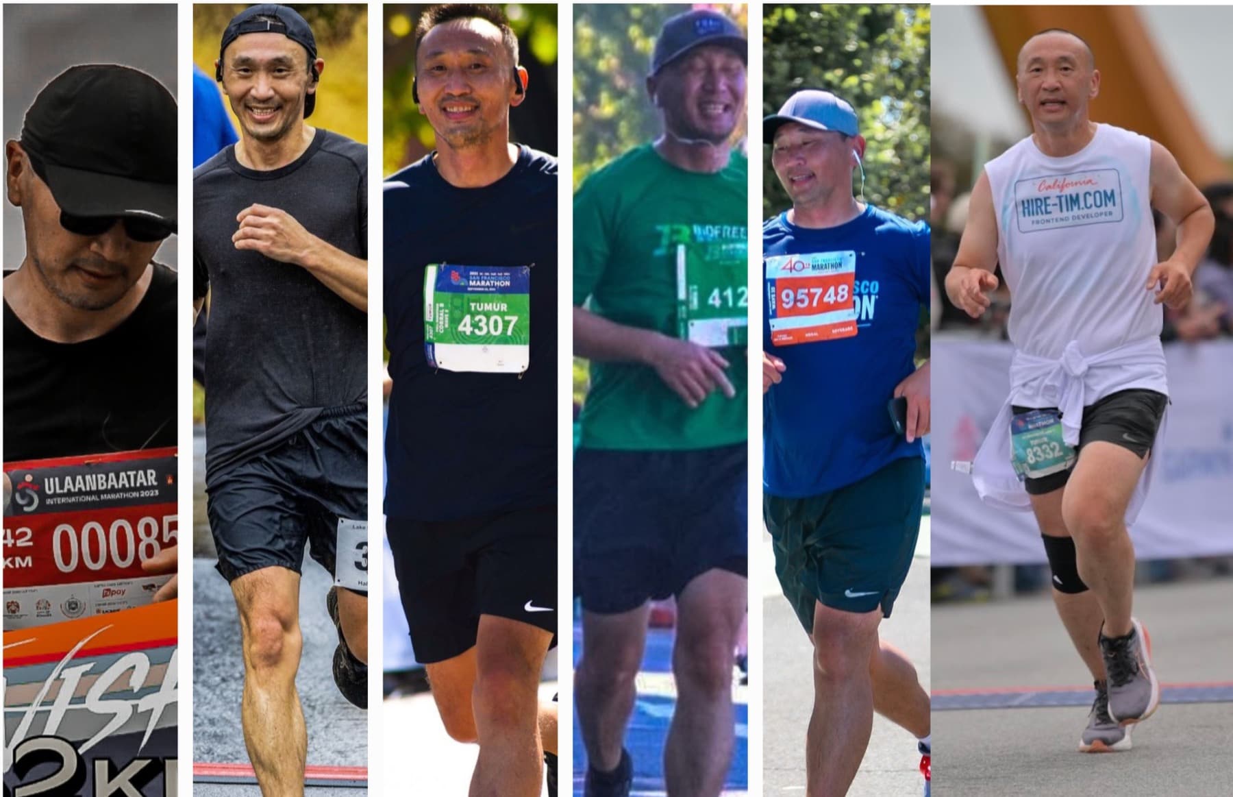 Running race photo
collage